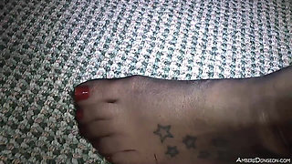 He Worships at Her Feet and Is Struck with the Crop and Verbally Chastised