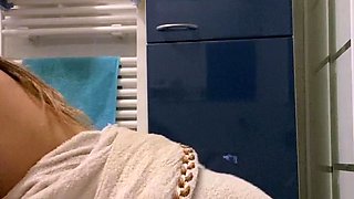 Big boobs milf masturbates with her dildo