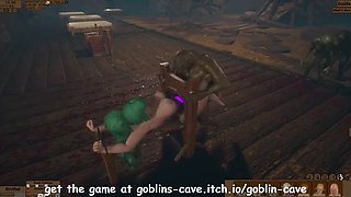 Sexy MILF Anal Breeding by Cave Goblins - Sosan Fucked Hard in Fantasy Hentai