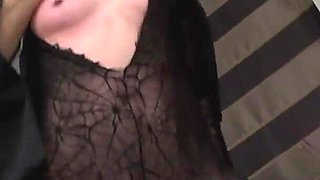 Asian and blonde babe are getting fucked in their asshole