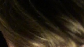 Extreme amateur pov blowjob with brunette babe