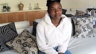 Big ass African babe enjoys rough sex