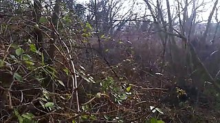 71-Year-Old Grandpa Has Forest Fun with Young Man