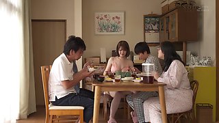 Cute Japanese cheater enters into a passionate affair with her husband's stepbrother.