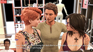 GF's Friend Watches Oral Pleasure - the Spellbook Pure #13 Animated Game Gameplay