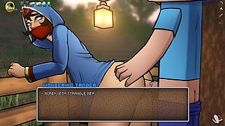 Minecraft Horny Craft - Part 26 Happy New Year and Trader Anal Creampie! by Loveskysanhentai