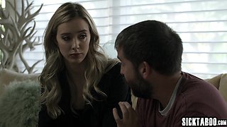 Hottie blond hair girl teenage fucks a businessman