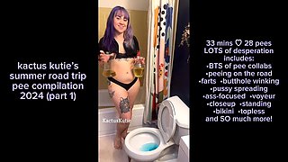 Summer Road Trip Pee Compilation Part 1