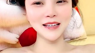 Asian cutie toys smut insertion before hardcore shag