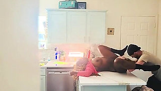 StepSon catches his ebony busty mom fucking the white neighbor.