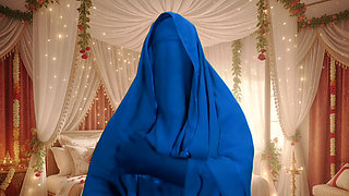 Indian Muslim Girl in Burkha Enjoys Romantic Sex Night