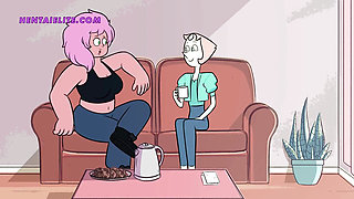 My Shy Virgin Girlfriend Came Over To Have Some Fun - Cartoon Parody