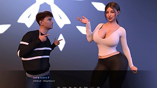 The office situation spirals out of control with big boobed mommy