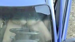 Young couple caught on &#039;s camera banging in the car