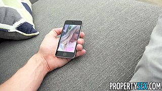 Tiny Blonde Uses Her Tight Pussy to Get an Apartment