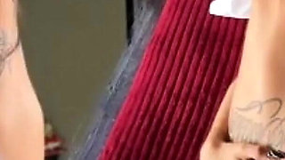 Fucking in a Campsite, Creampie, Footjob and Rough Sex