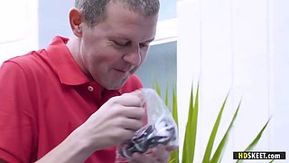 Gets fucked by their big cocked dads