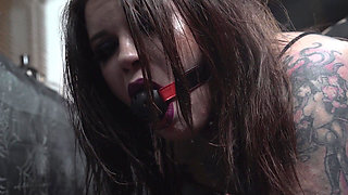 Goth Cum Slut Extreme Facial