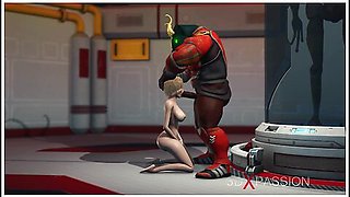 Alien Monster Fucks Hard A Young Blonde In The Sci-fi Lab