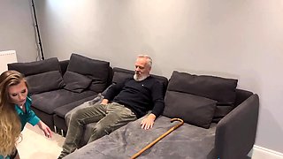 Gramps cockdrilling amateur helper