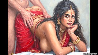 Desi brother-in-law has fun with his wife's sister and mom