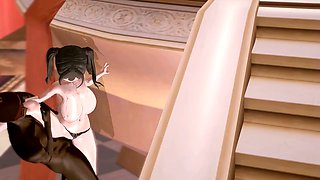 Extreme public sex, hentai netorare, bbc creampie
