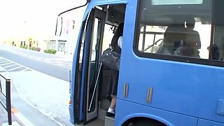 Asian lesbian in the public bus