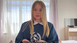 Innocent Teen Finds Ex's Lace Panties, Gets Hardcore
