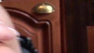 Latex maid babe fucked hard in her pussy and milked