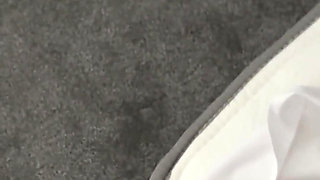 Horny Man Wanks and Cums in Mouth