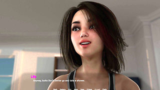 Away From Home 26 - Liam Fucks Lily on Sofa Then Fucks Sophia in Kitchen