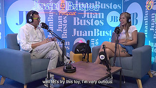 Better Than Her Toys! Mollysmith Squirts All Over the Sybian Machine on Juan Bustos Podcast