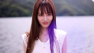 Asian japanese teen with outdoors