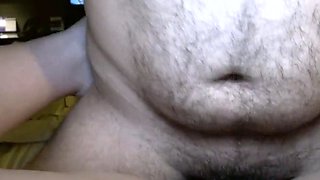Tattooed BBW Girl Gives Creampie to Her Husband