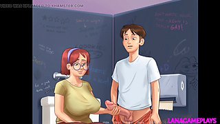 Mom fucks, mature mom, video games sex