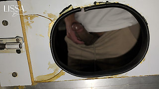Load of Cum in a Really Dirty Glory Hole with a Stranger