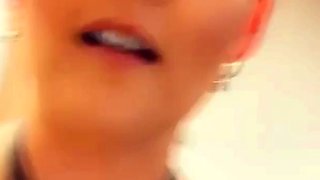 Redhead mature babe with big boobs fucking