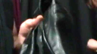 Spanked caged dominates