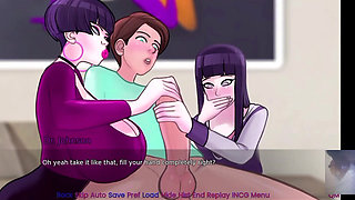 Hinata From Naruto Is Fucked in a Threesome as a Part of Therepy!!