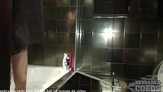 Rubber Ducky Late Night Bath with Hot Model Bree Haze