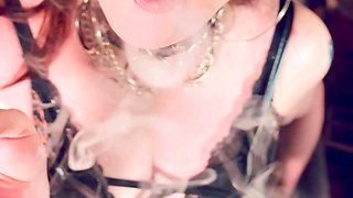 Who Enjoys Drifting Smoke & Snap Gargles? Cause This Emo Enjoys To Do Them For You! Smoking PLUMPER