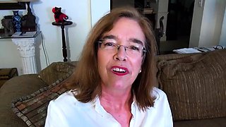 Granny Shaves Bush And Toys Pussy