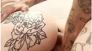 Toilet Piss Whore Gets All Her Holes Filled
