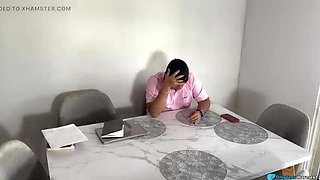 Office Secretary Sucks Boss For Raise - MaRaSexx Latina MILF Uncensored POV
