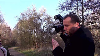 Tattooed Blonde Wife Wild Outdoor Car Fuck