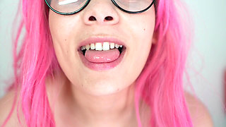 I’m Smoking a Cigarette and Blowing Out the Smoke, and as I Do, I Tell You to Cum on My Face Because I Love It.