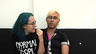 Russian blonde amateur fingering herself on live webcam