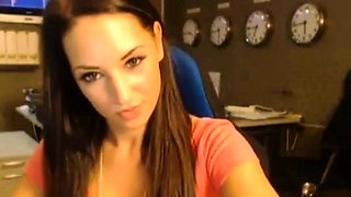 Naughty Teen Secretary on Webcam