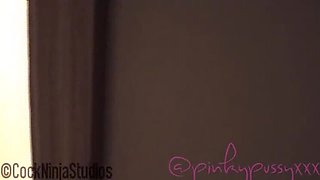 Step Sister Seduces Step Brother in Shower - Pinky Pussy & Cock Ninja Taboo Fuck