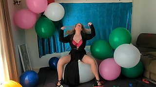 Solo brunette masturbation and striptease